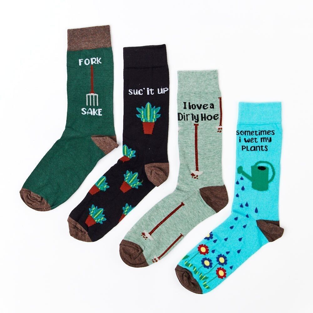 Gardening 'In The Shed' Unisex Socks Set of 4