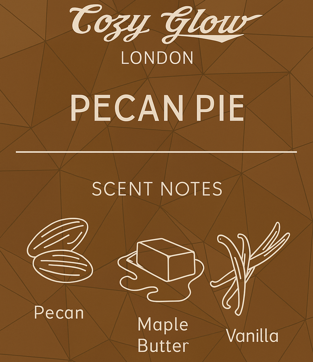 Bougie de soja tarte aux pacanes