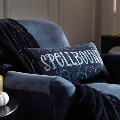 Spellbound Velvet Cushion Black: Black / 30 x 50cm