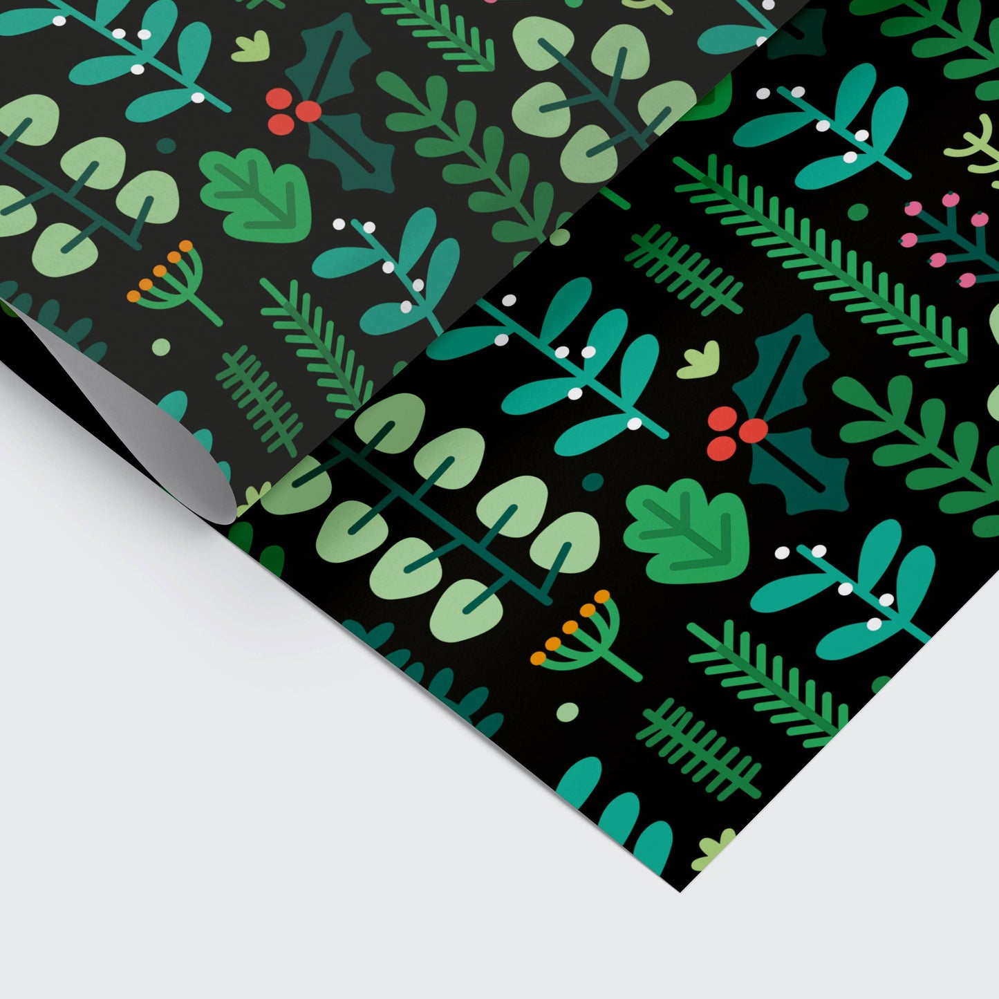 Botanical Christmas Gift Wrap | Christmas Wrapping Paper