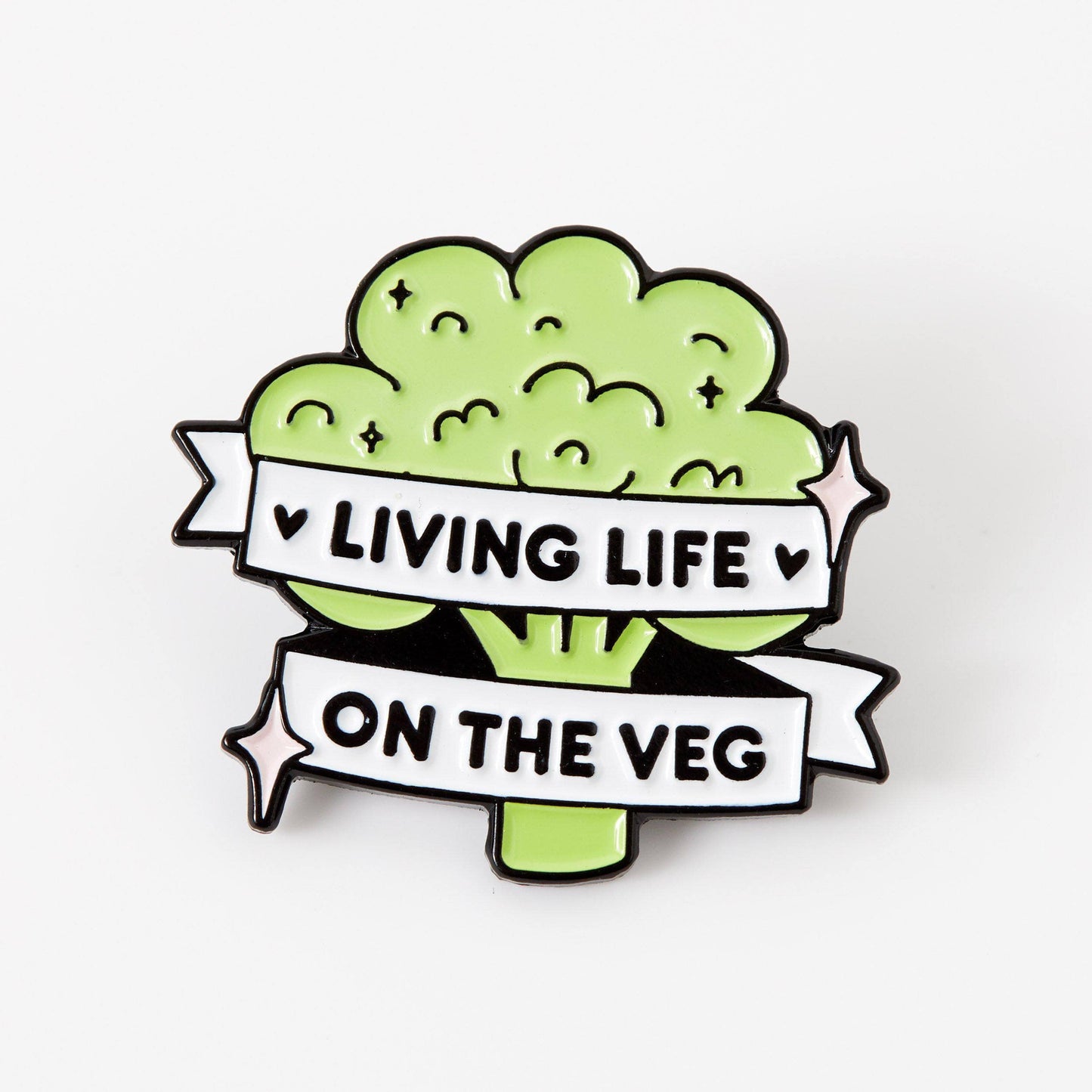 Living Life On The Veg Enamel Pin