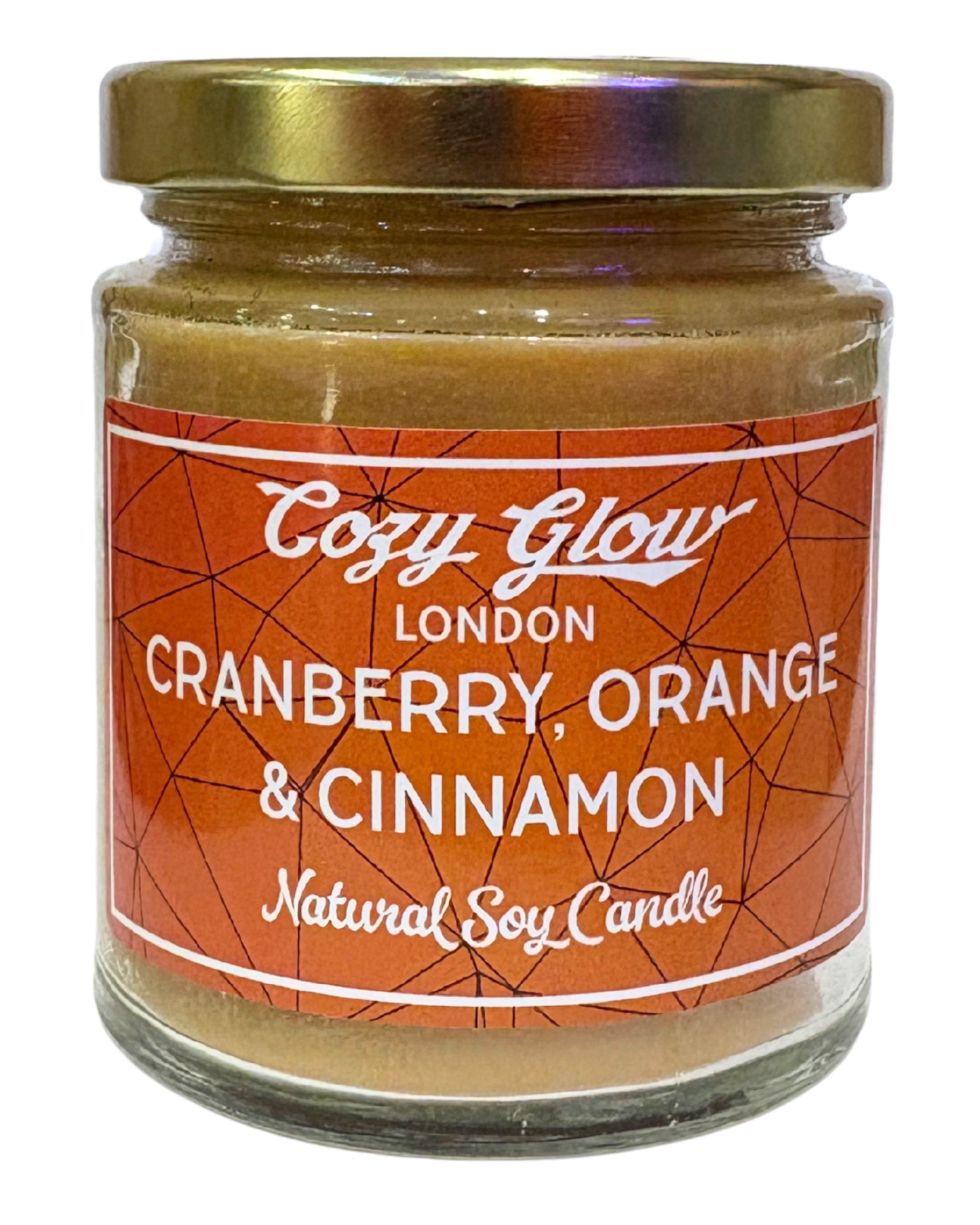 Cranberry, Orange & Cinnamon Soy Candle | Festive Fruit & Spice Blend