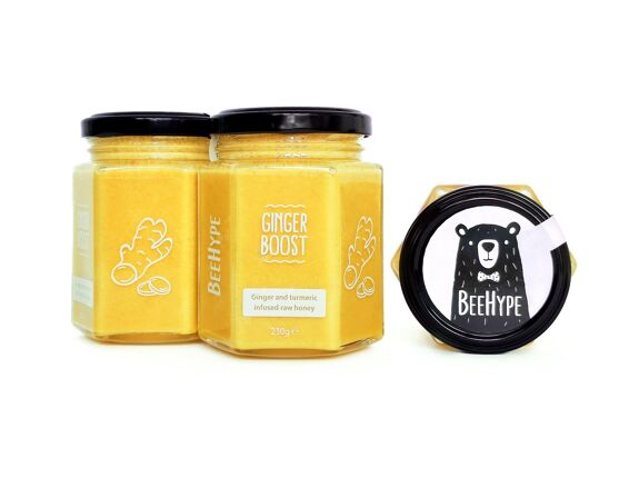Ginger Boost - Raw Honey With Ginger & Turmeric