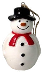 Hanging Ceramic Snowman