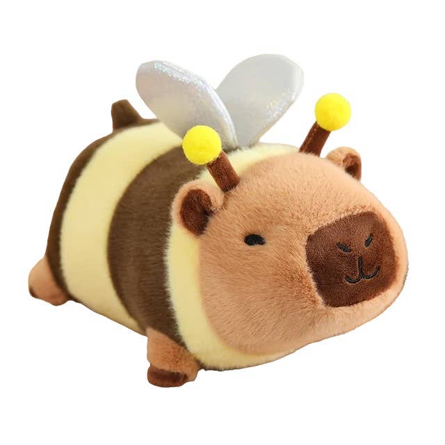 Creative Capybara Stuffed Plush Toy: 17-20cm / Bee