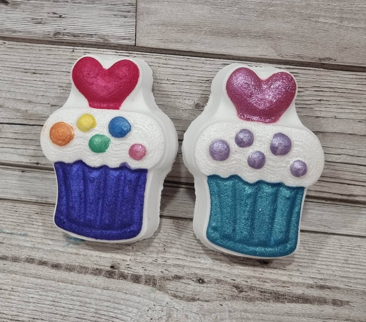 Cute as a Cupcake Bath Bomb: Rainbow