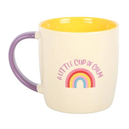 A Little Cup of Calm Rainbow Mug