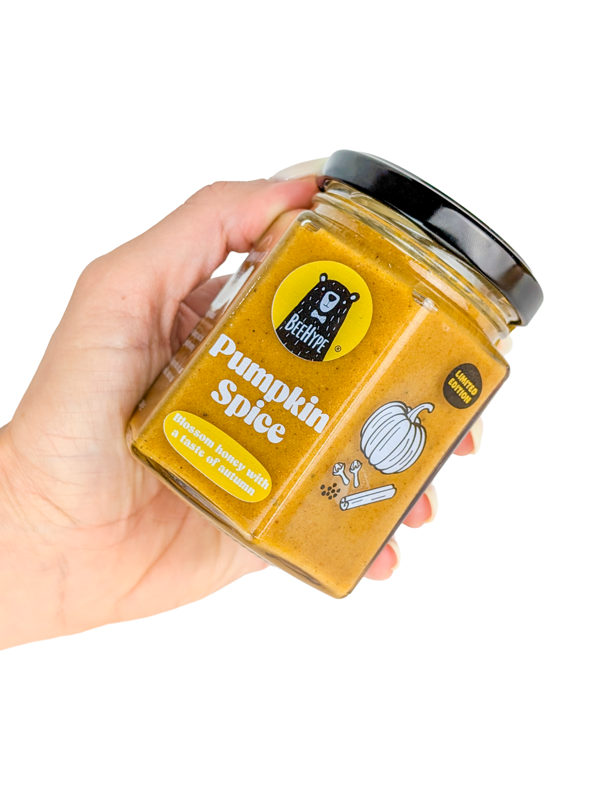 Pumpkin Spice Honey - blossom honey with a taste of autumn