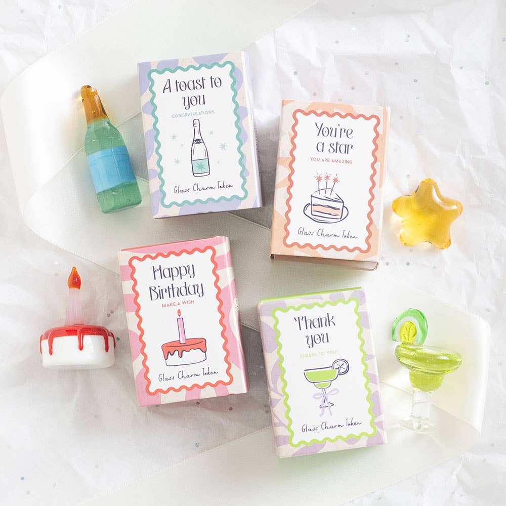 Glass Celebration Charms