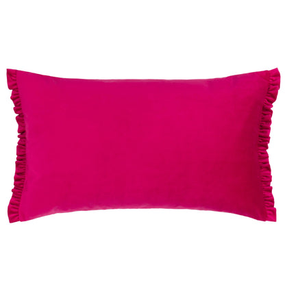 Dolcevita Striped Velvet Cushion Orange/Pink