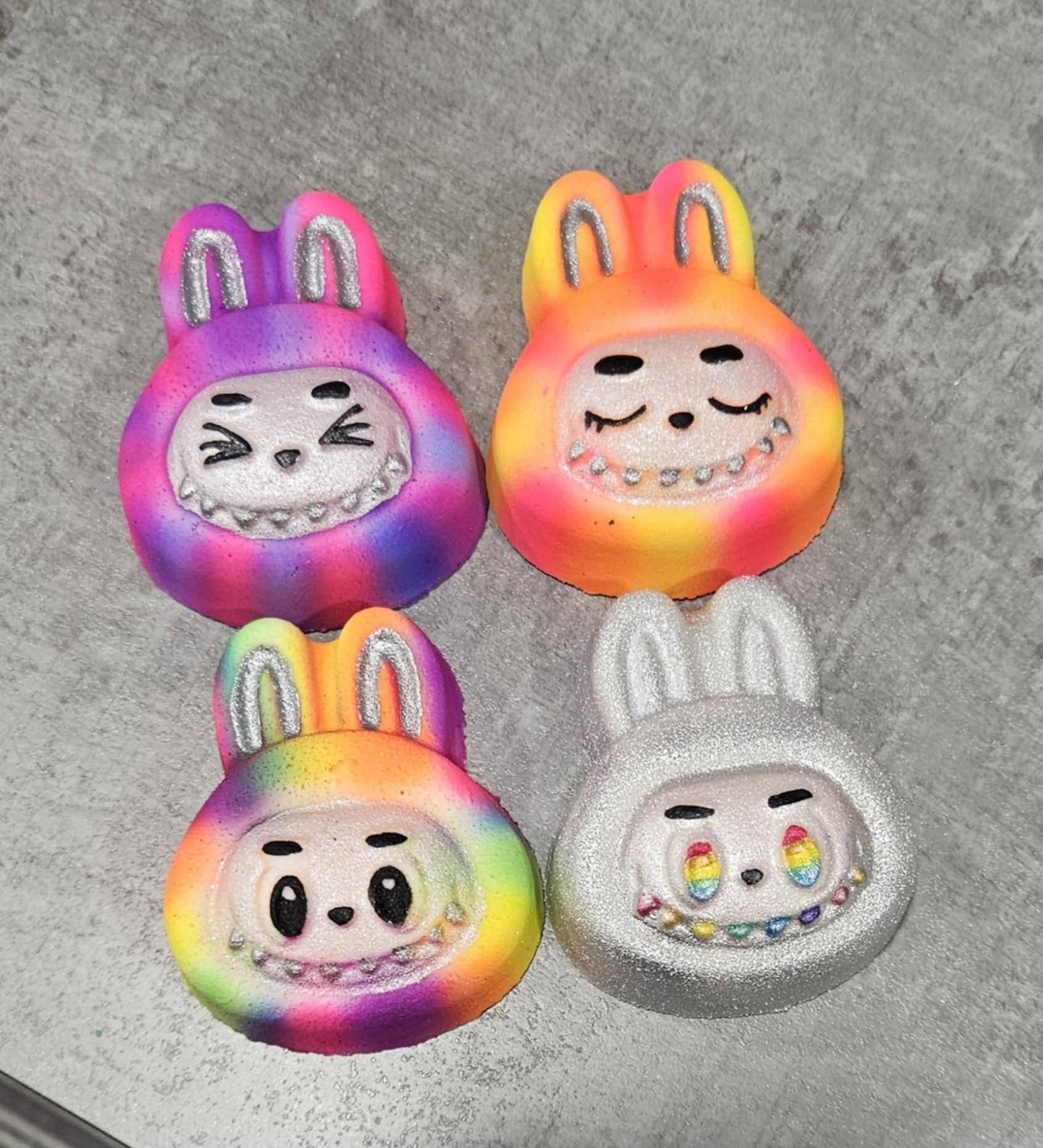 Bubu Bath Bomb-Pink, Purple and Blue