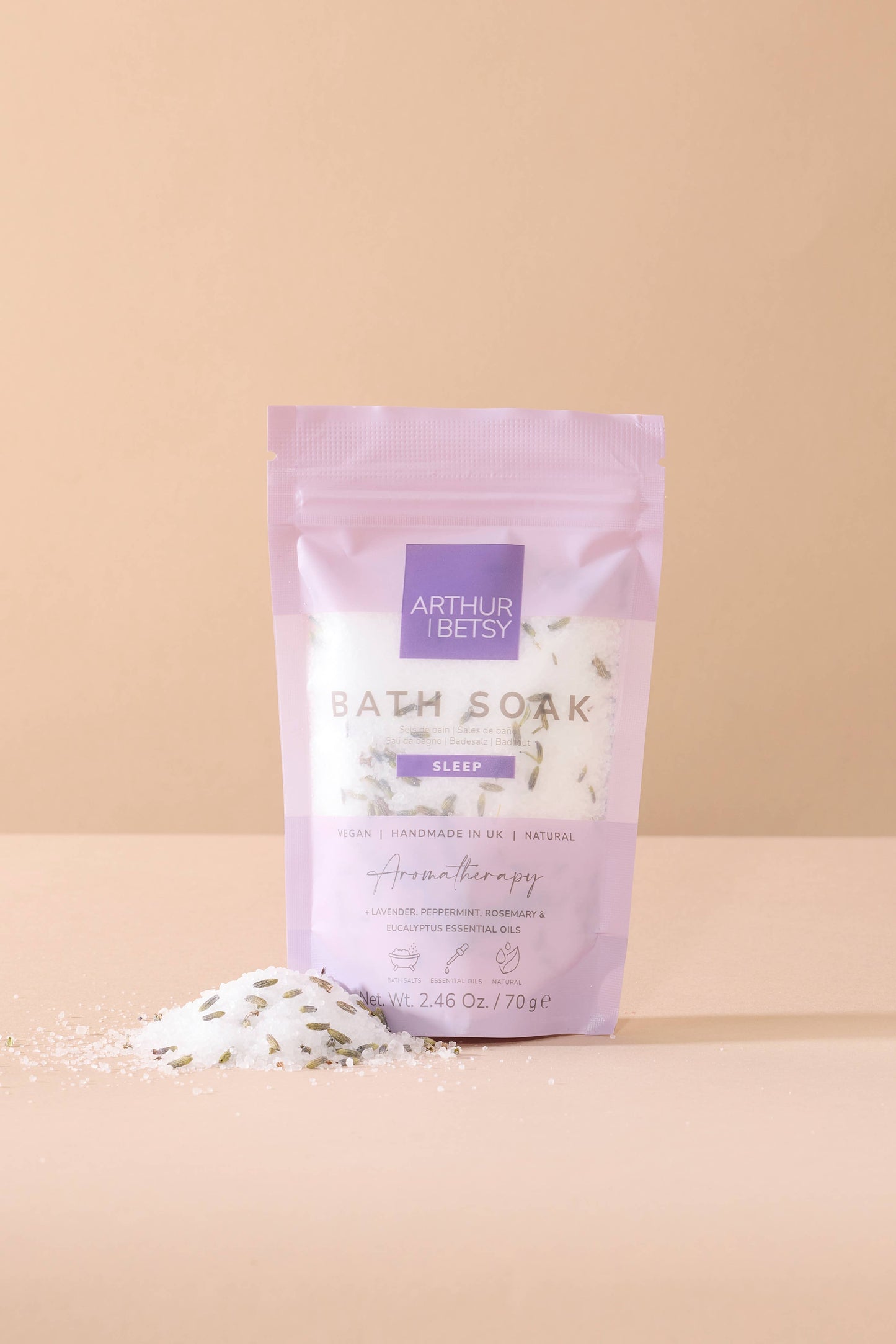 Aromatherapy Bath salts Luxury Bath soak gift Bath salts bag: Restore