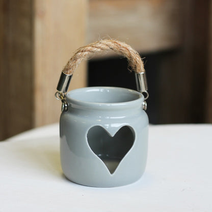 Heart Porcelain Tea Light Holder