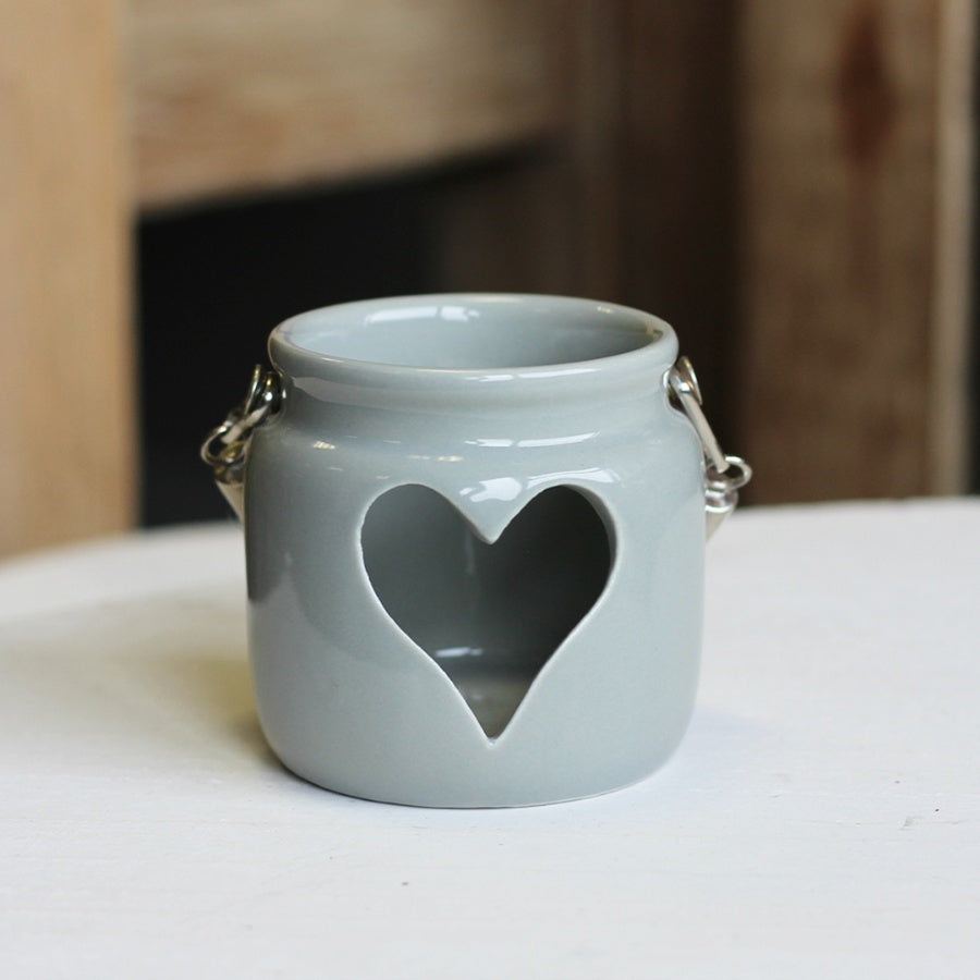 Heart Porcelain Tea Light Holder