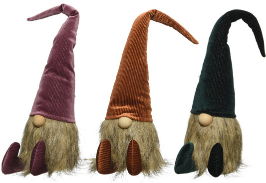 Autumn Gonks with Hats and Fuzzy Beards