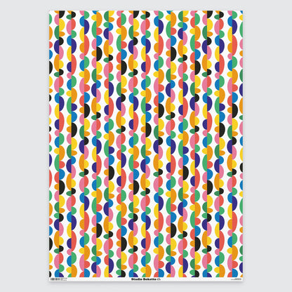 Gene Genie Abstract Gift Wrap | Colourful Wrapping Paper