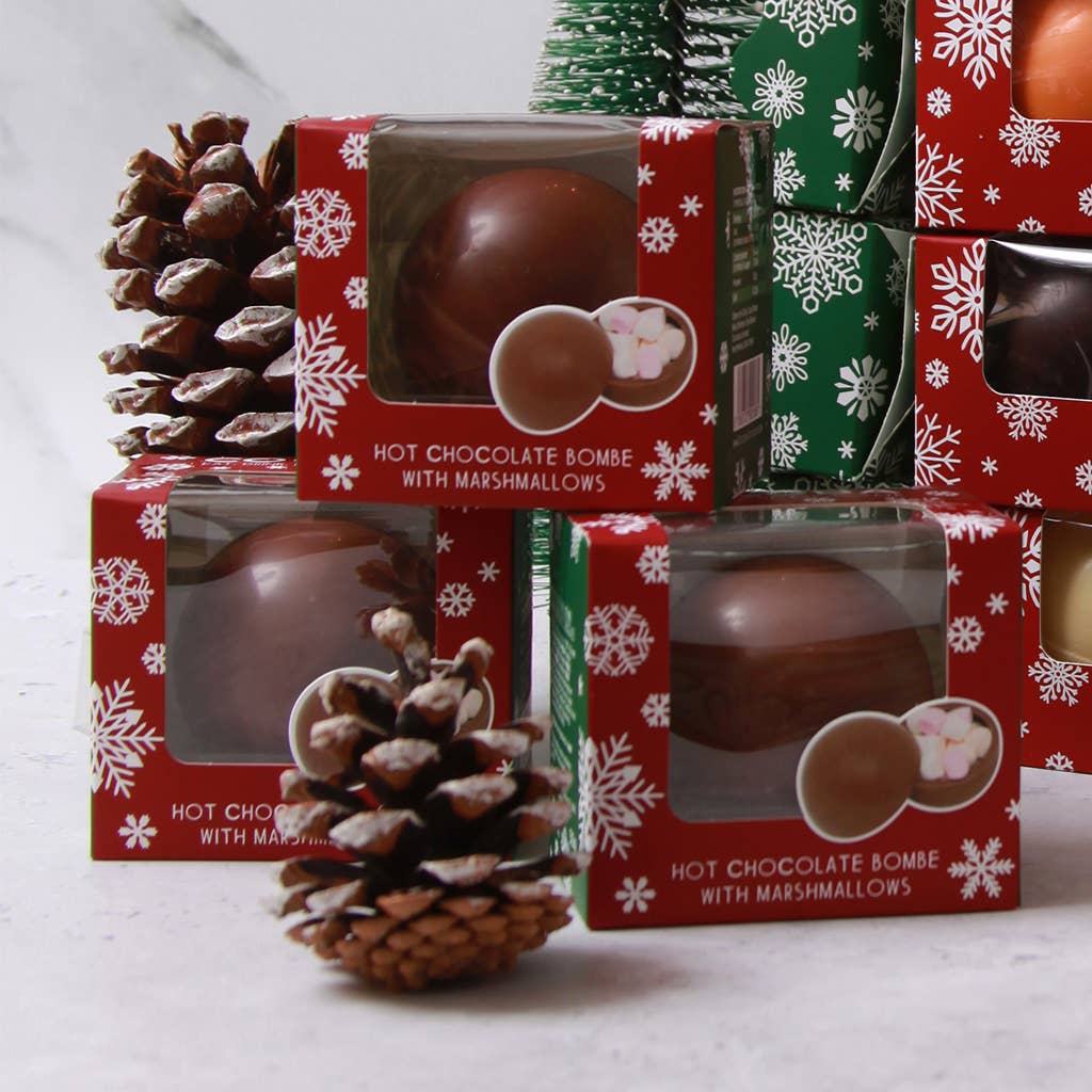 Christmas Hot Chocolate Bombe in a Box (single)