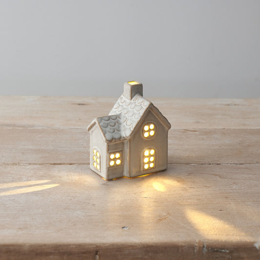 Light Up Cottage House, 10Cm