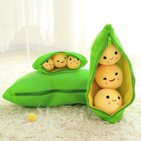 Peas in A Pod Plush Toy: Green / 23cm / 9.1in