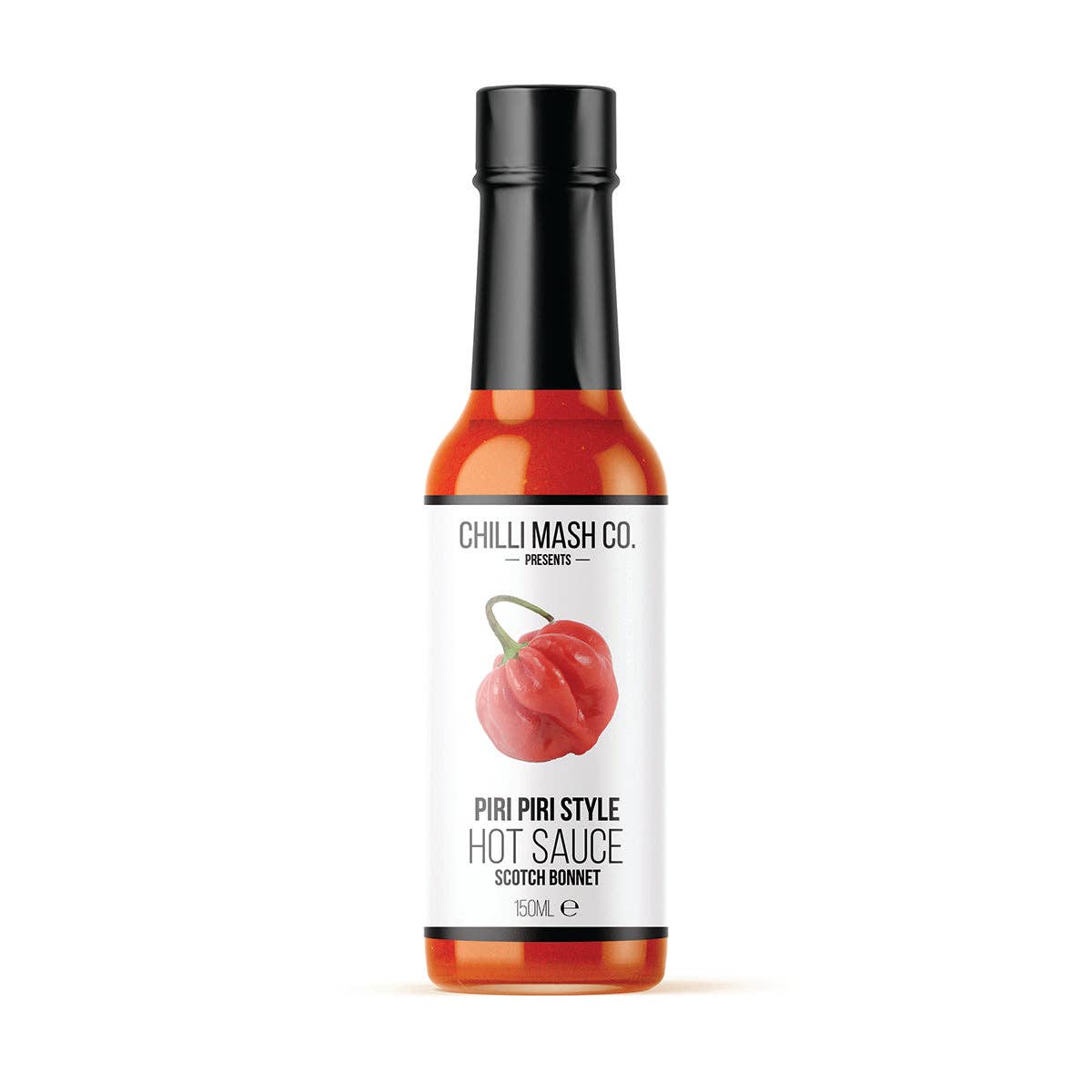 Piri Piri Style Hot Sauce | 150ml | Chilli Mash Company | Scotch Bonnet