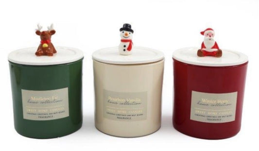 Character Candle Pot, with topper