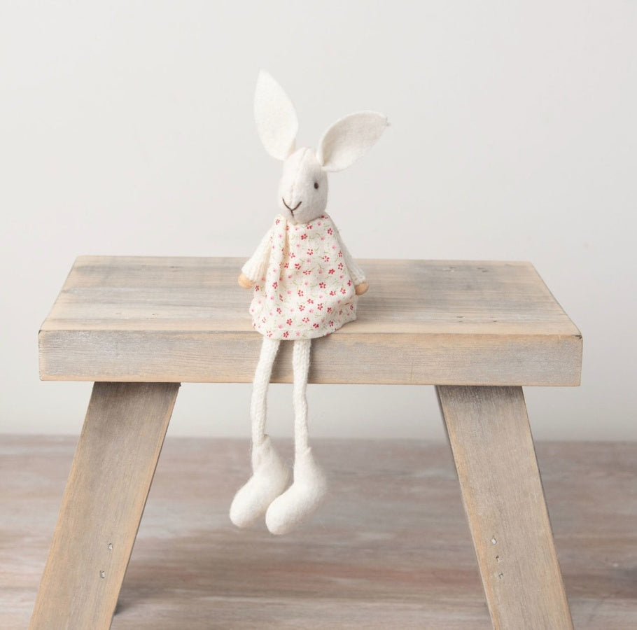 Floral Spring Rabbit, 16cm