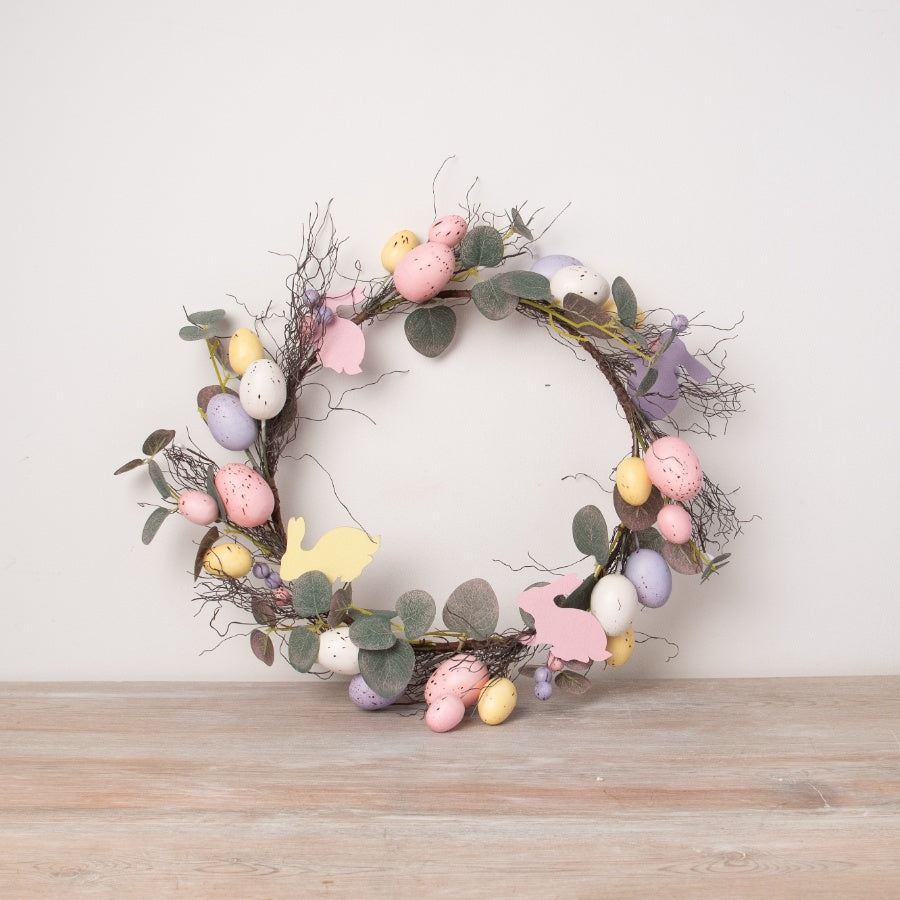 Artificial Easter Wreath, 45cm