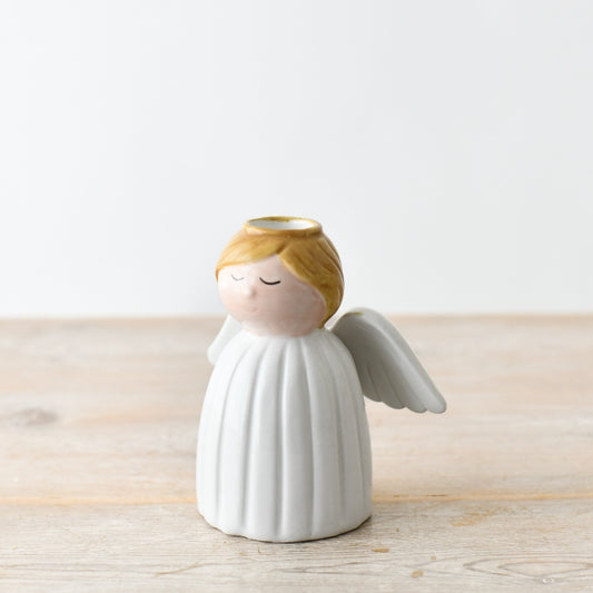 Ceramic Angel Candle Stick Holder