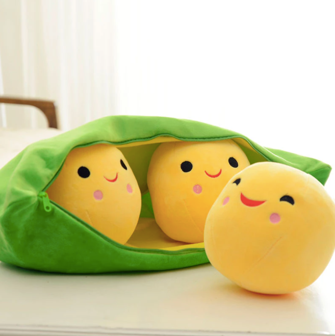 Peas in A Pod Plush Toy: Green / 23cm / 9.1in