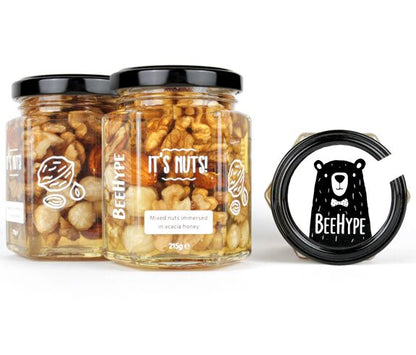 It's nuts! - Raw Nuts Preserved In Honey | Great For Charcuterie & Cheese Boards