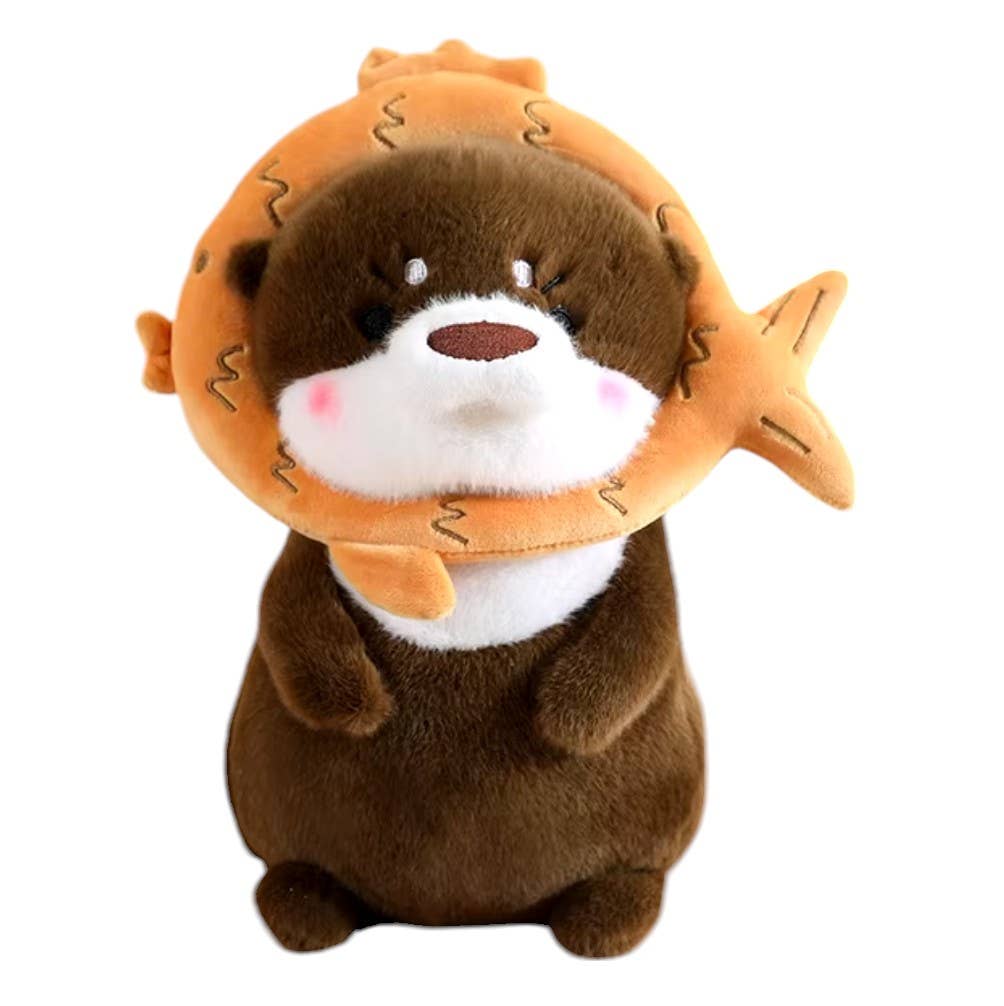 Cute Otter Stuffed Plush Toy (30cm): Dark - Bread