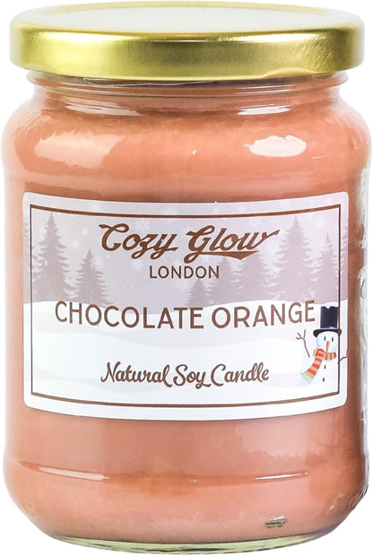 Bougie de soja chocolat-orange