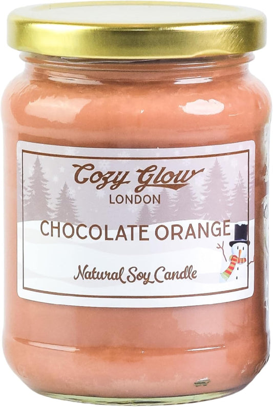 Bougie de soja chocolat-orange