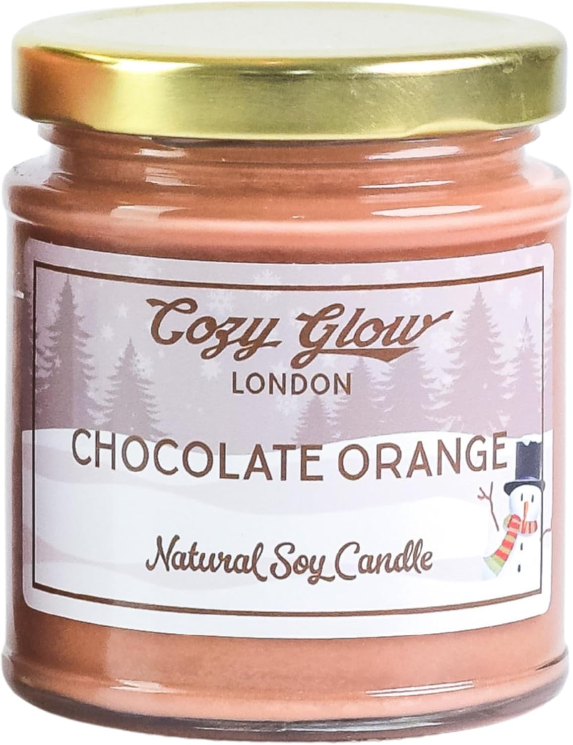 Bougie de soja chocolat-orange