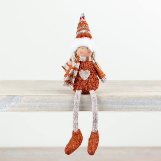 Autumnal Fabric Doll 15cm