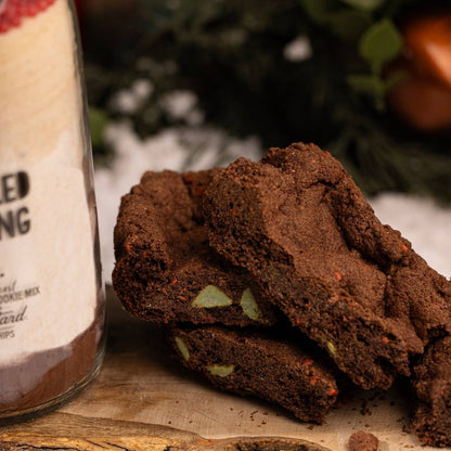 The Bottled Baking Co Mint Chocolate Brownie Cookie Mix