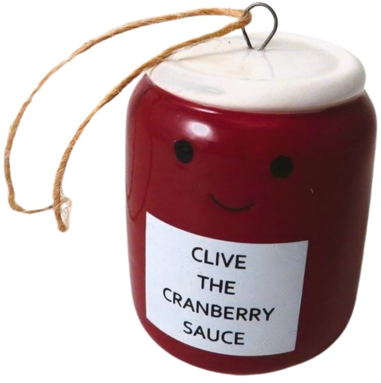 Cranberry Sauce Tree Decoration, 4.6Cm