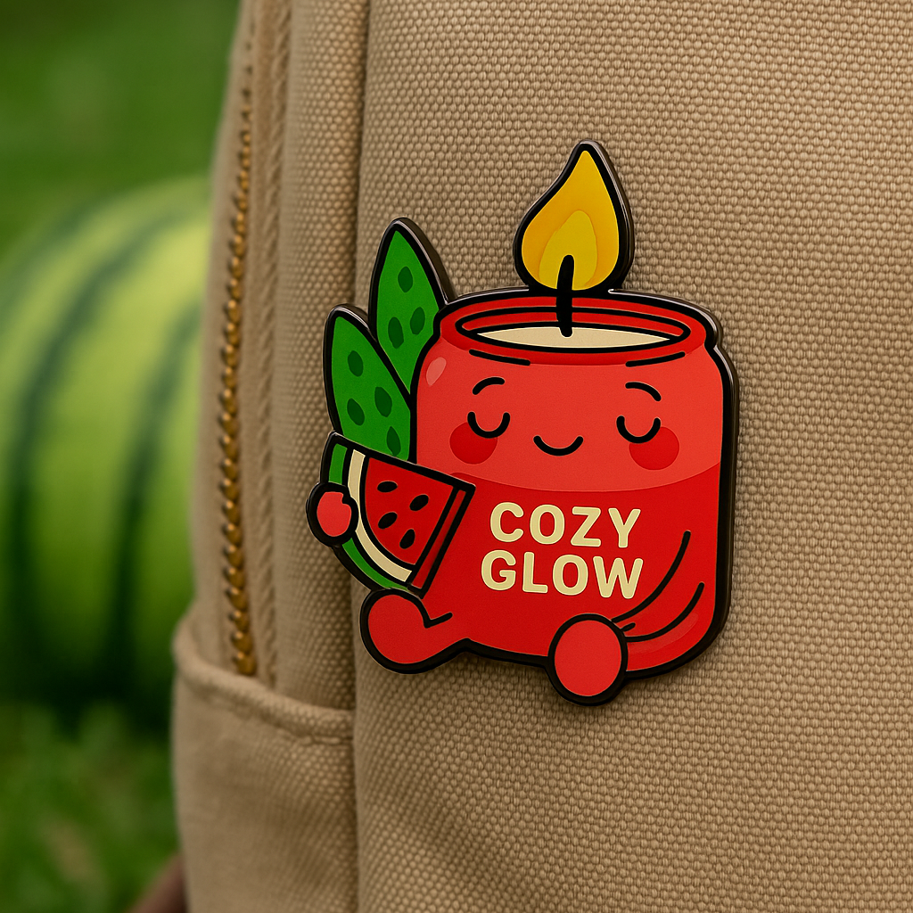 Watermelon Wisp Limited Edition Enamel Pin | Cozy Characters Series