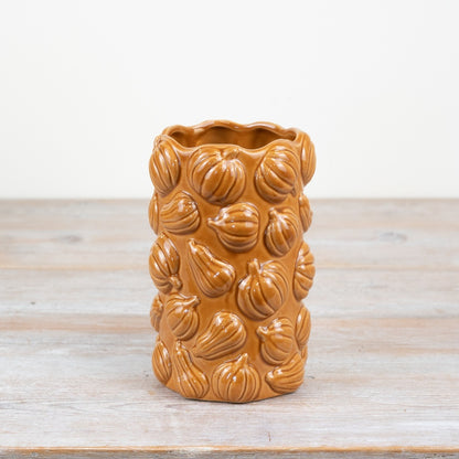 Pumpkin Tall Vase, 18cm