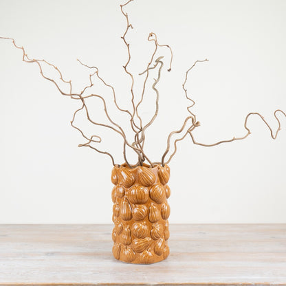 Pumpkin Tall Vase, 18cm