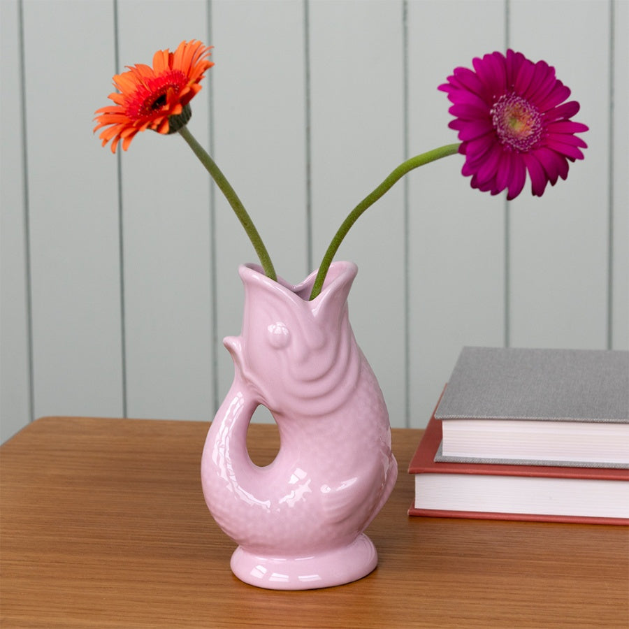 Ceramic Fish Vases - 2 Colours