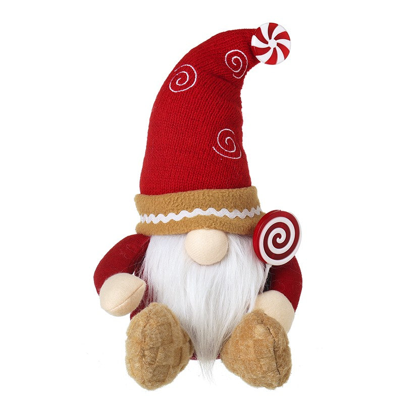 Red Gonk With Lollipop Standing/Sitting