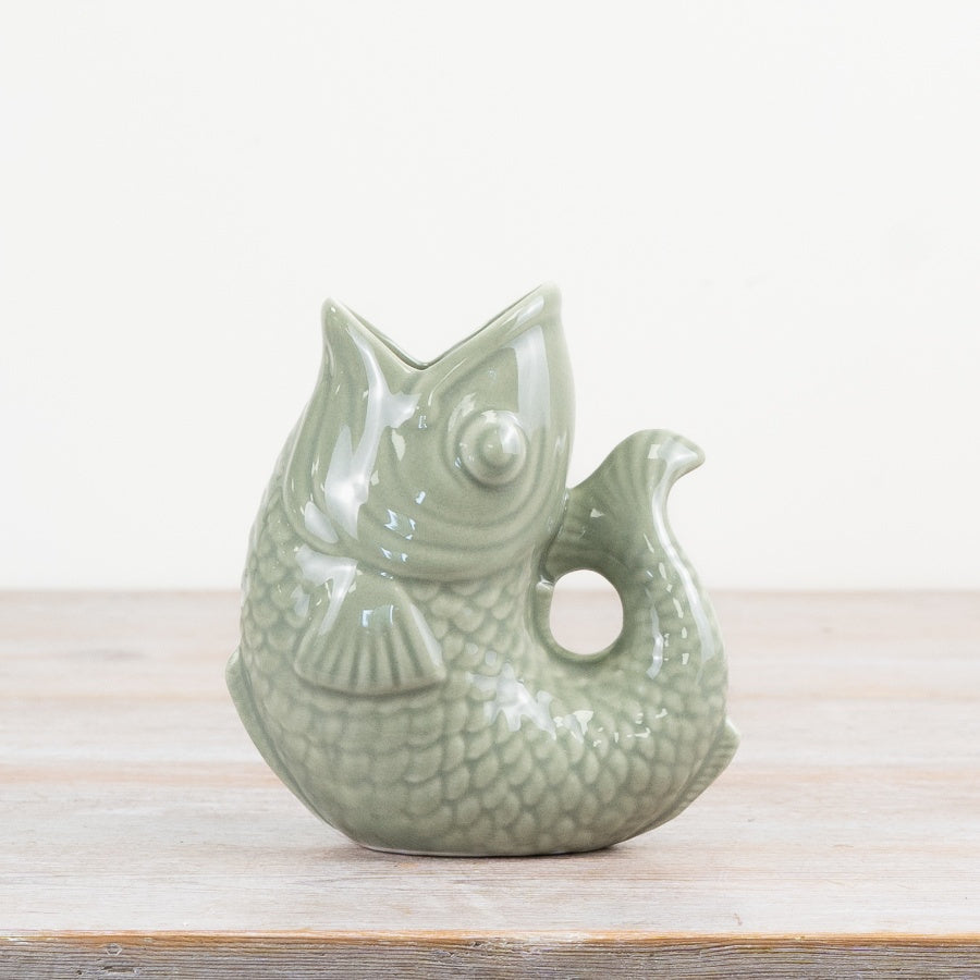 Ceramic Fish Vases - 2 Colours