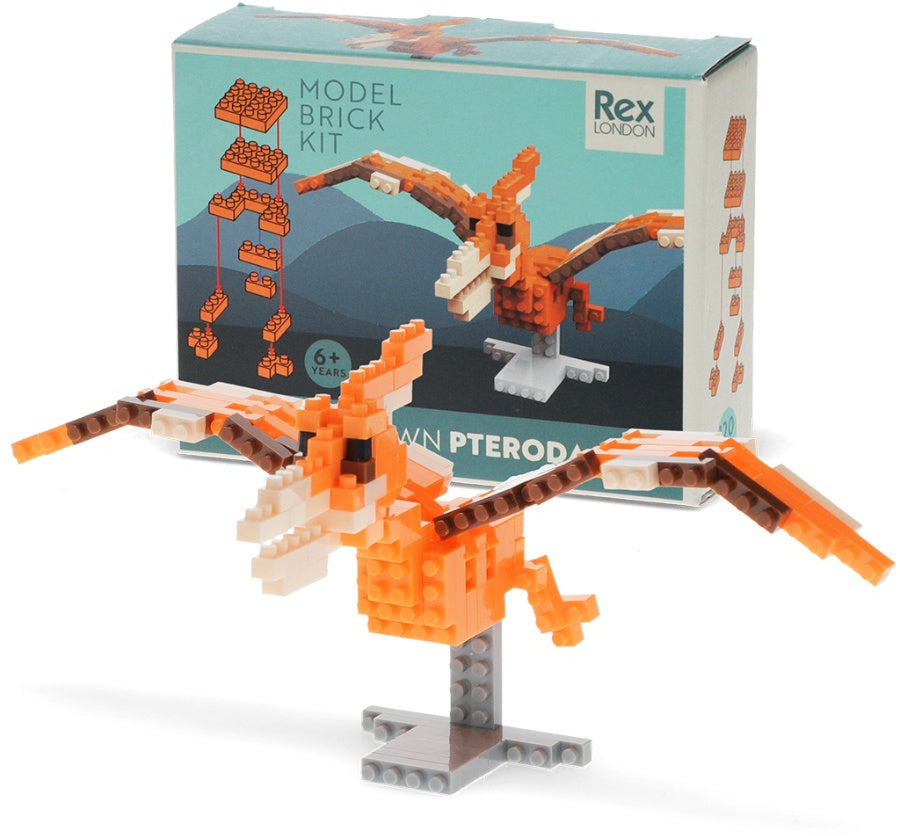 Build Your Own Charming Pterodactyl Model Brick Kit