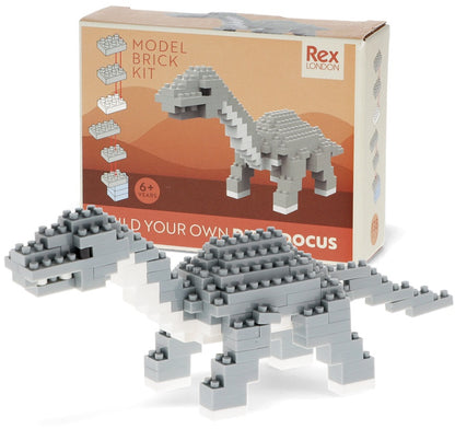 Build Your Own Charming Diplodocus Model Brick Kit