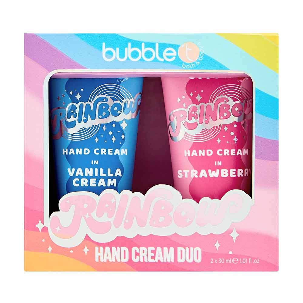 Rainbow Hand Cream Duo – Strawberry & Vanilla Cream (2 x 30m