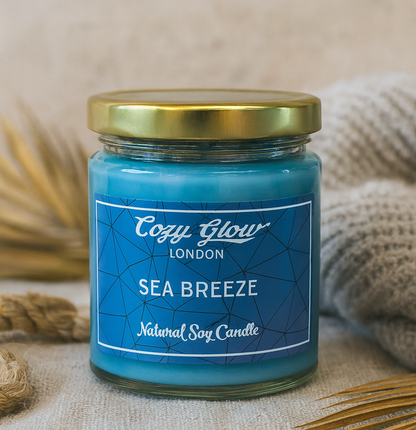 Bougie de soja brise marine