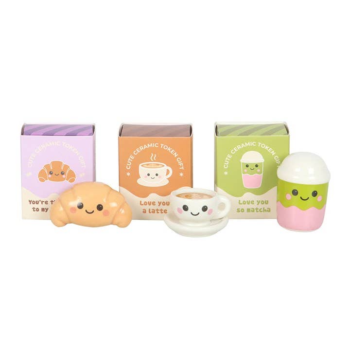 Kawaii Kafe Ceramic Cafe Token Gifts