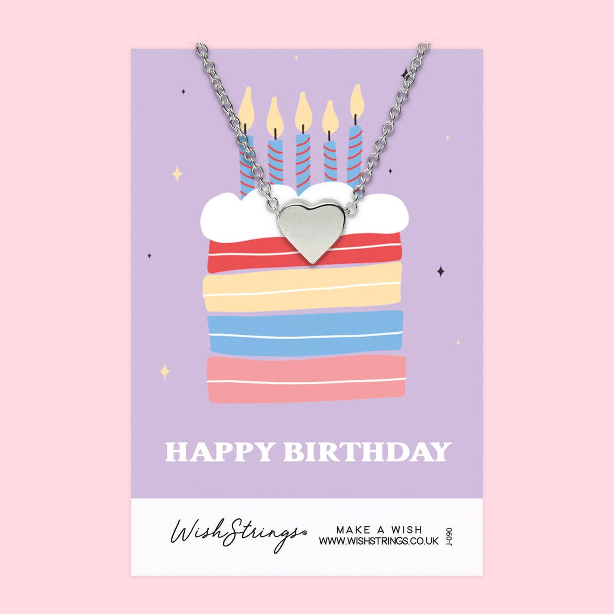 Happy Birthday - Heart Wishstrings Bracelet 