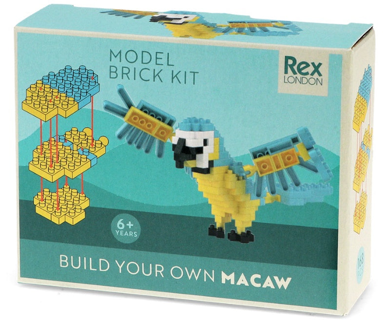 Model Brick Kit - Macaw, 11cm